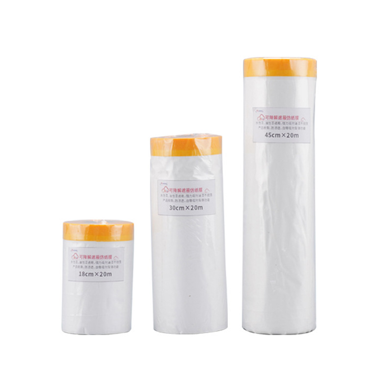 Pre Taped Masking Film