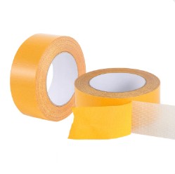 What is the adhesive on duct tape made of?